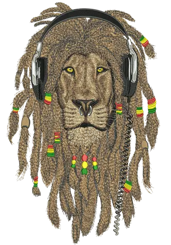 Lion Embroidery
